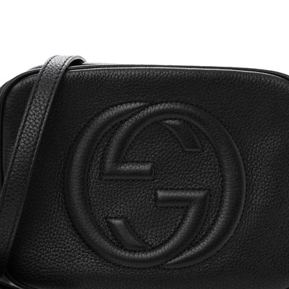 Gucci Pebbled Calfskin Small Soho Disco Bag Black 8 of 10