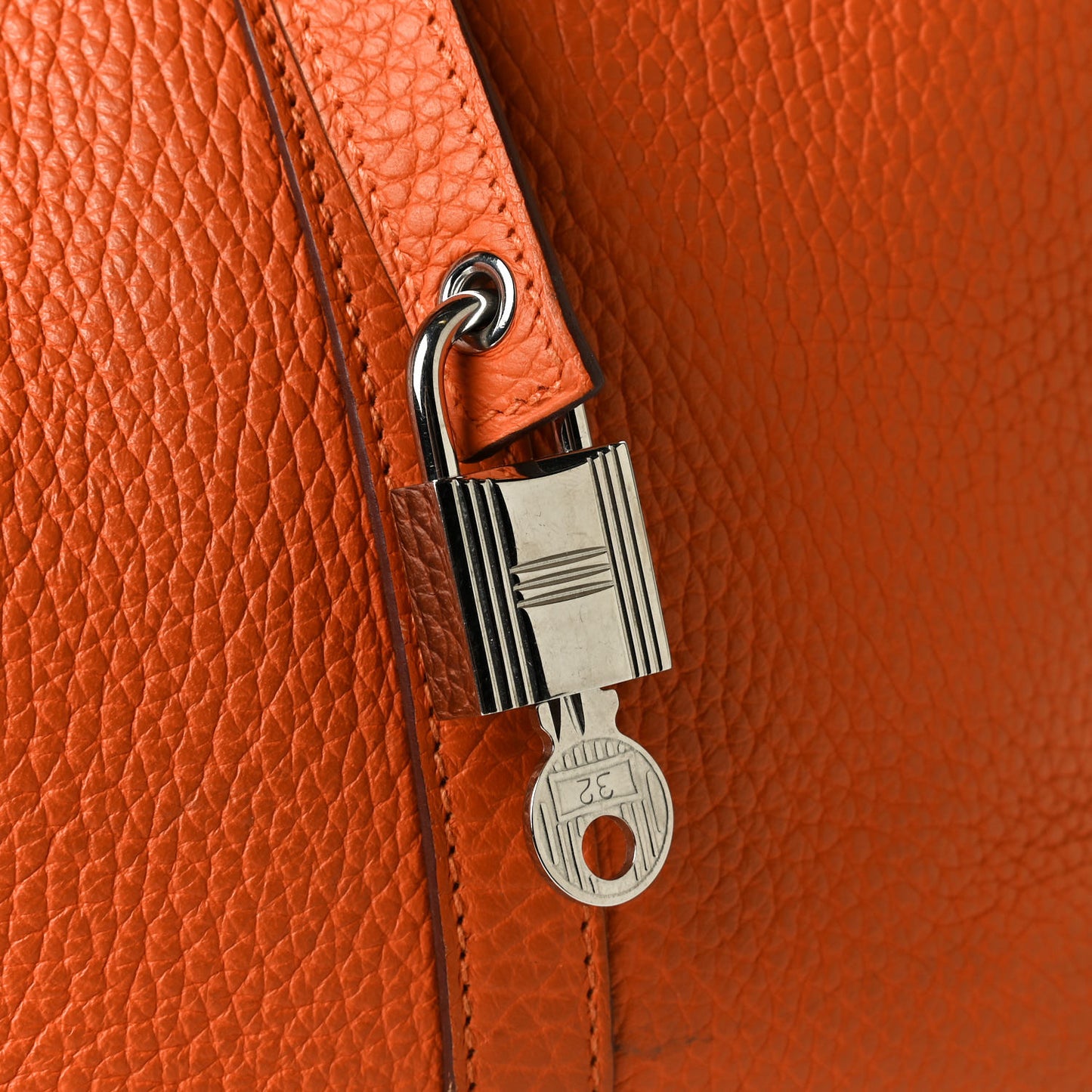 Taurillon Clemence Picotin Lock 22 MM Orange