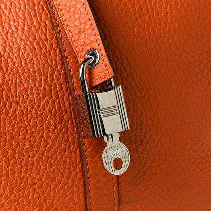 Hermes Taurillon Clemence Picotin Lock 22 MM Orange 7 of 7
