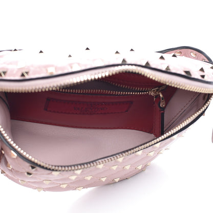 Valentino Garavani Lambskin Rockstud Spike Belt Bag 85 Water Rose 6 of 7