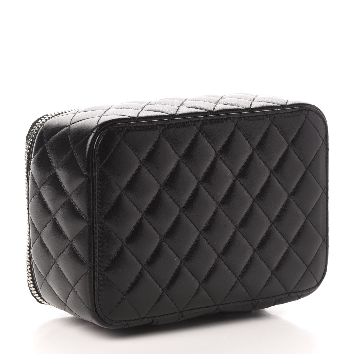 Chanel Calfskin Quilted Jewelry Case Black 4 of 11