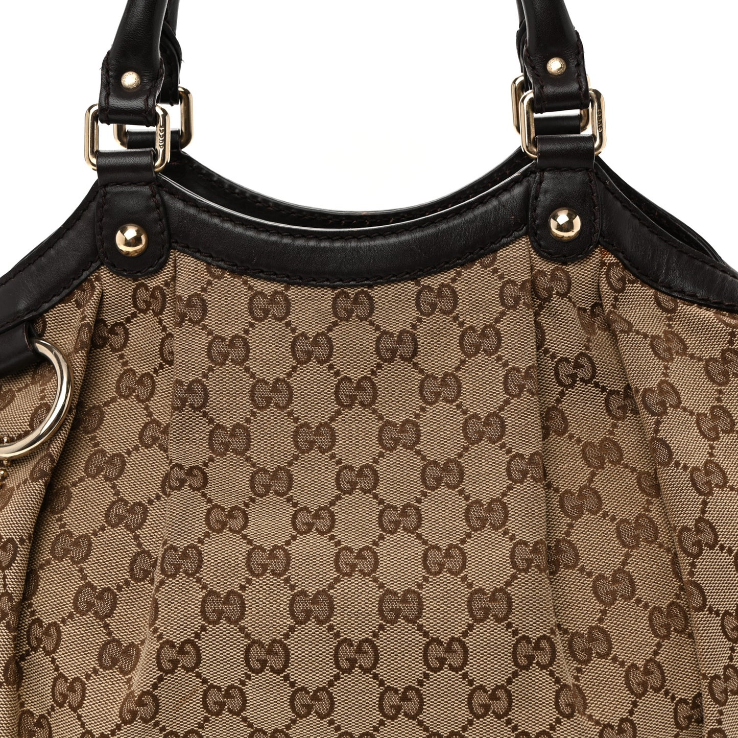 Monogram Medium Sukey Tote Dark Brown
