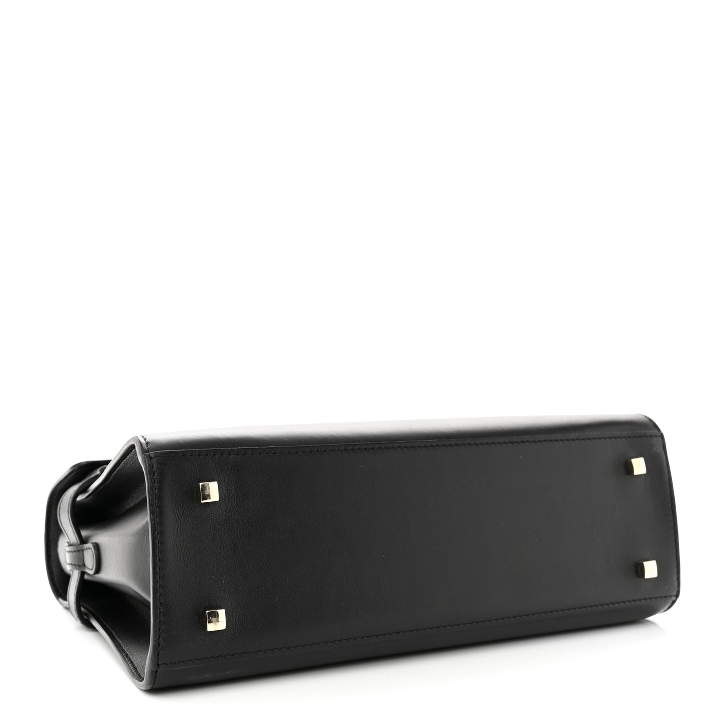 Calfskin MM Tempete Satchel Black