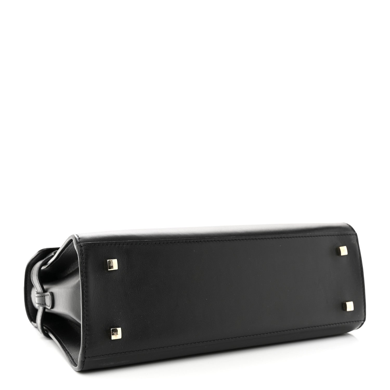 Delvaux Calfskin MM Tempete Satchel Black 4 of 12