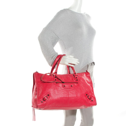 Balenciaga Agneau Classic Hardware Work Rose Thulian 2 of 7