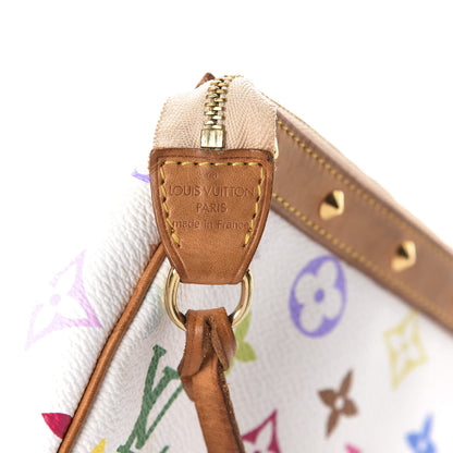 Louis Vuitton Monogram Multicolor Pochette Accessories White 7 of 8
