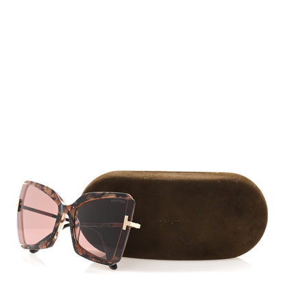 Tom Ford Gia Sunglasses TF766 Havana Roviex 8 of 8
