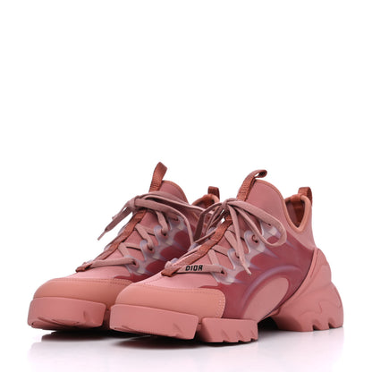 Christian Dior Neoprene Rubber Womens D-Connect Sneakers 39 Deep Nude 3 of 8