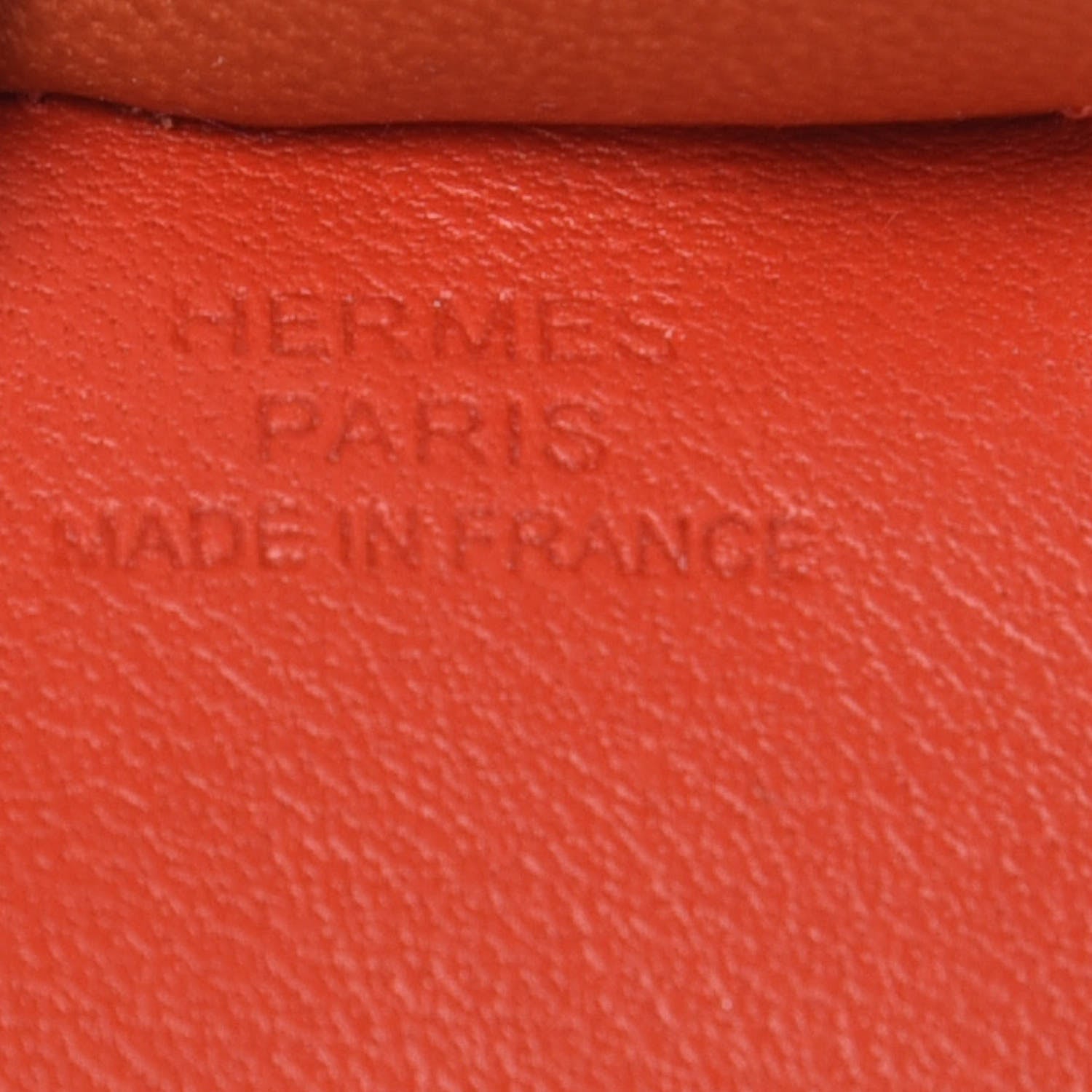 Hermes Milo Lambskin Grigri Rodeo Horse Bag Charm GM Capucine Celeste Cornaline 4 of 4