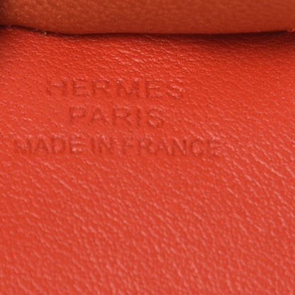 Hermes Milo Lambskin Grigri Rodeo Horse Bag Charm GM Capucine Celeste Cornaline 4 of 4