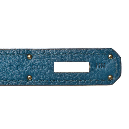 Hermes Togo Birkin 35 Bleu de Galice 25 of 31