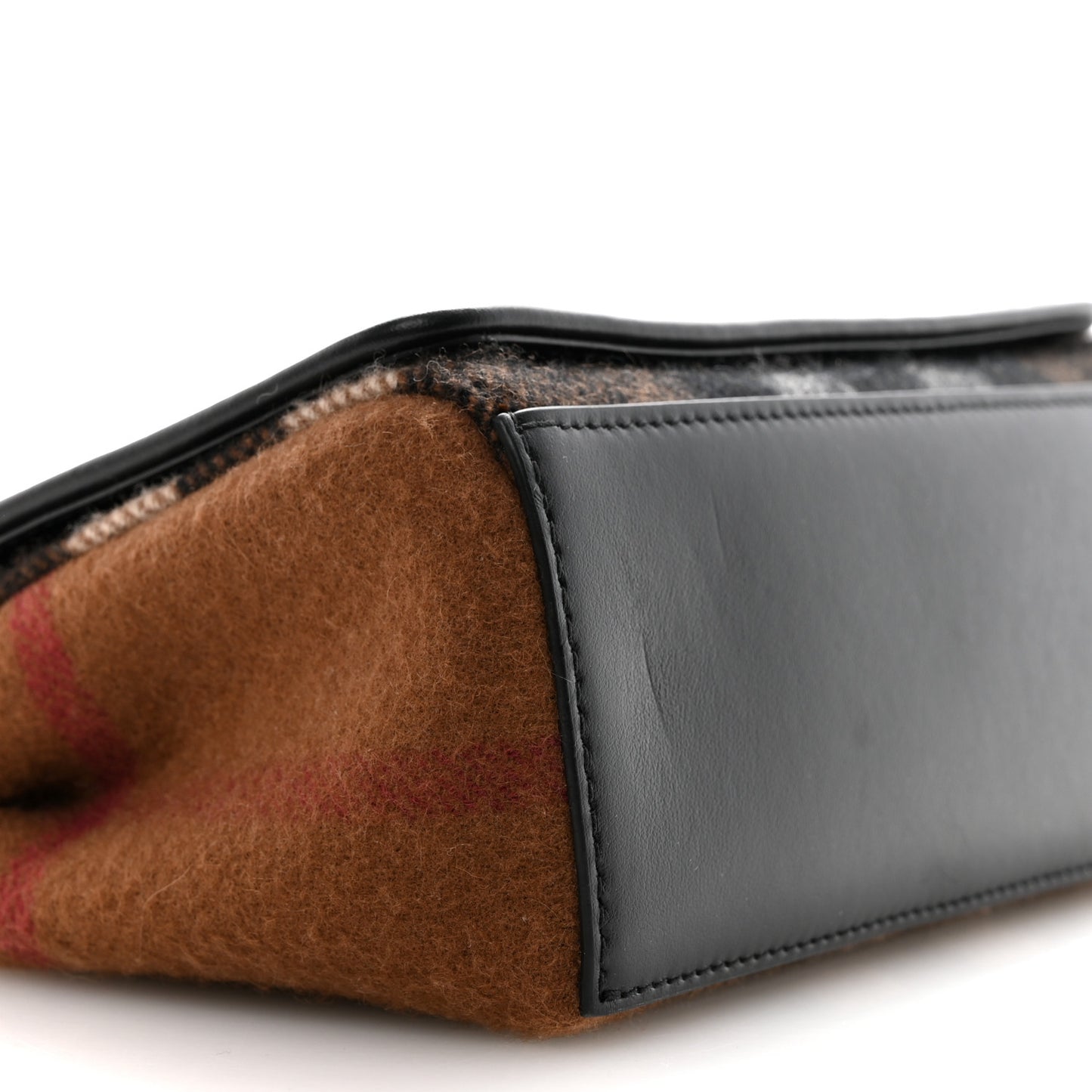 Cashmere Hackberry Check Note Medium Crossbody Bag Brown
