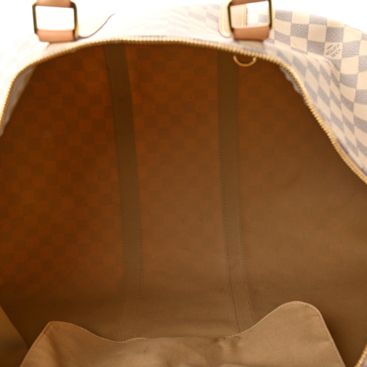 Louis Vuitton Damier Azur Keepall Bandouliere 55 4 of 15
