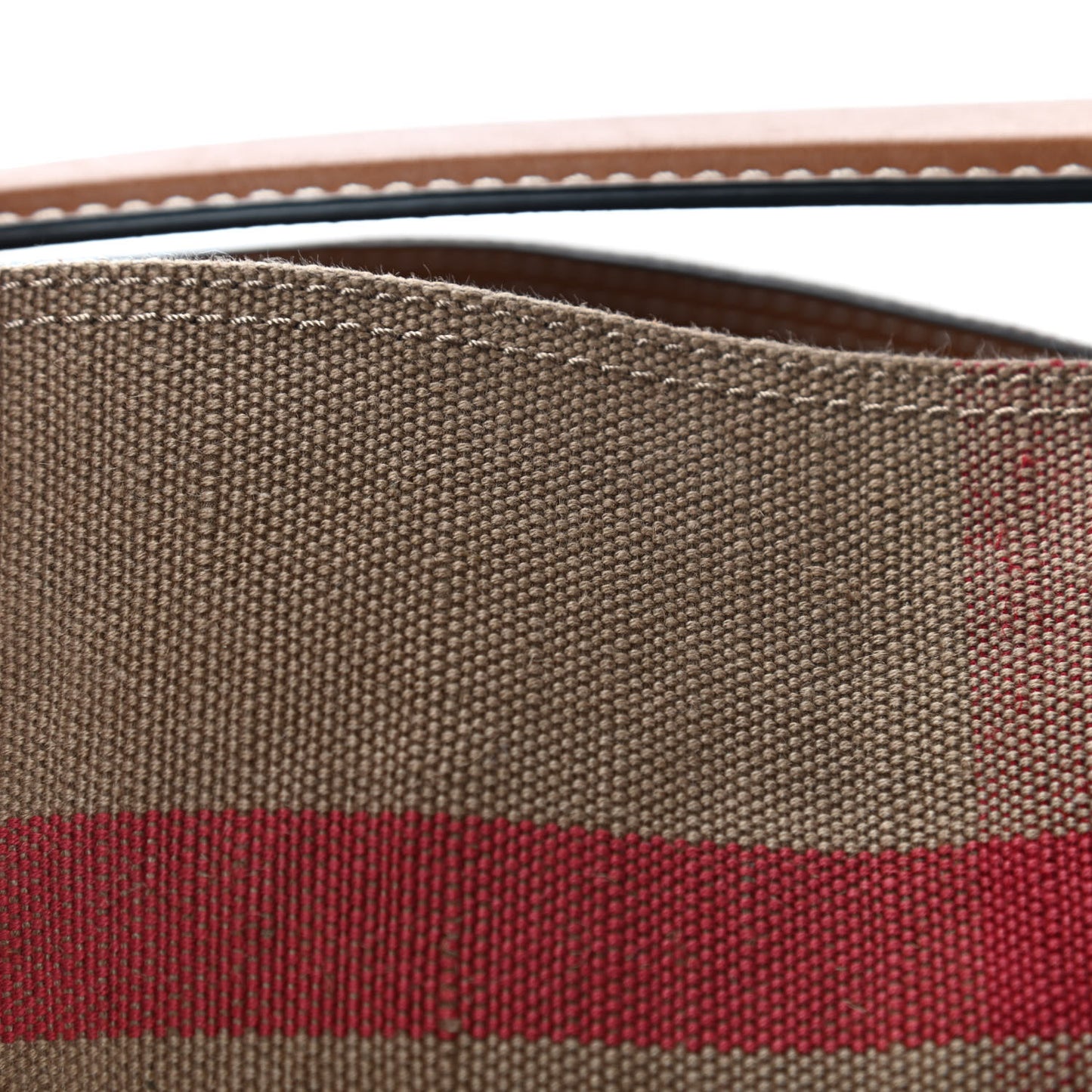 Canvas Mega Check Medium Ashby Hobo Saddle Brown