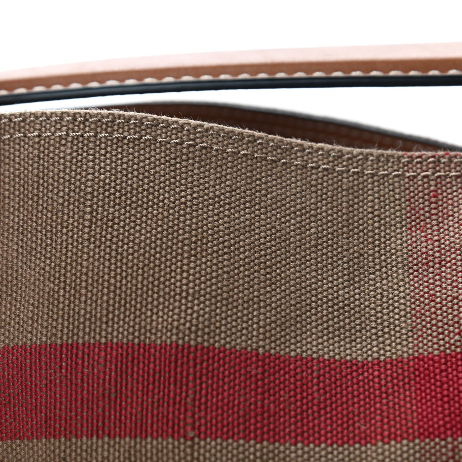 Burberry Canvas Mega Check Medium Ashby Hobo Saddle Brown 11 of 12