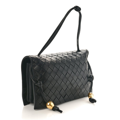 Bottega Veneta Nappa Intrecciato Trio Pouch On Strap Black 3 of 8