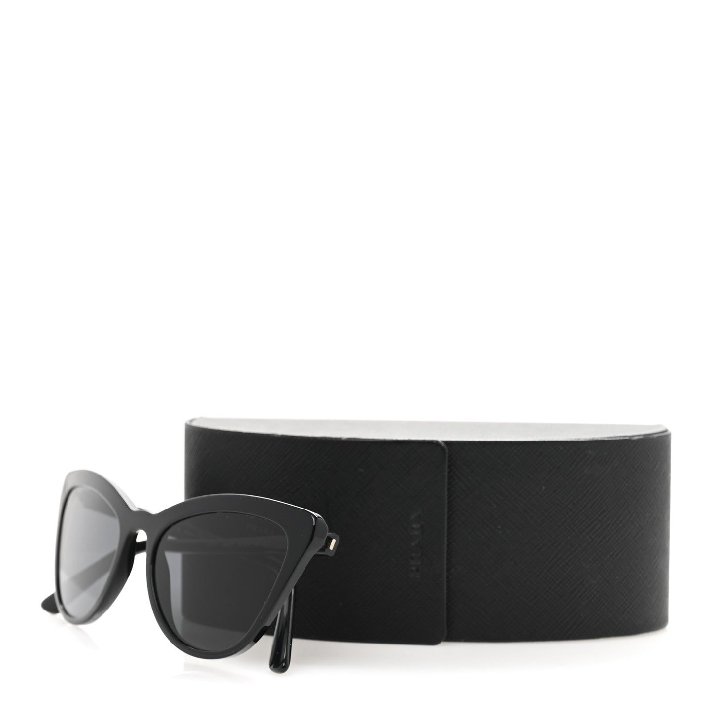 Acetate Cat Eye Sunglasses SPR 01V Black