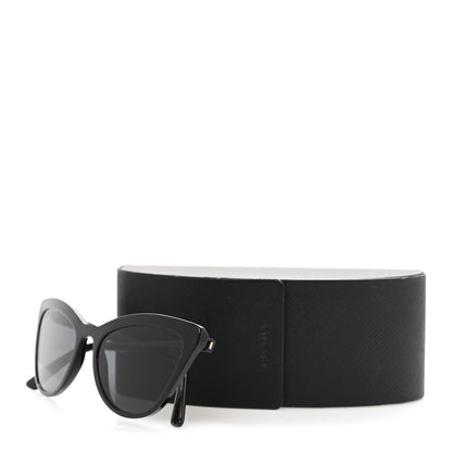 Prada Acetate Cat Eye Sunglasses SPR 01V Black 8 of 8