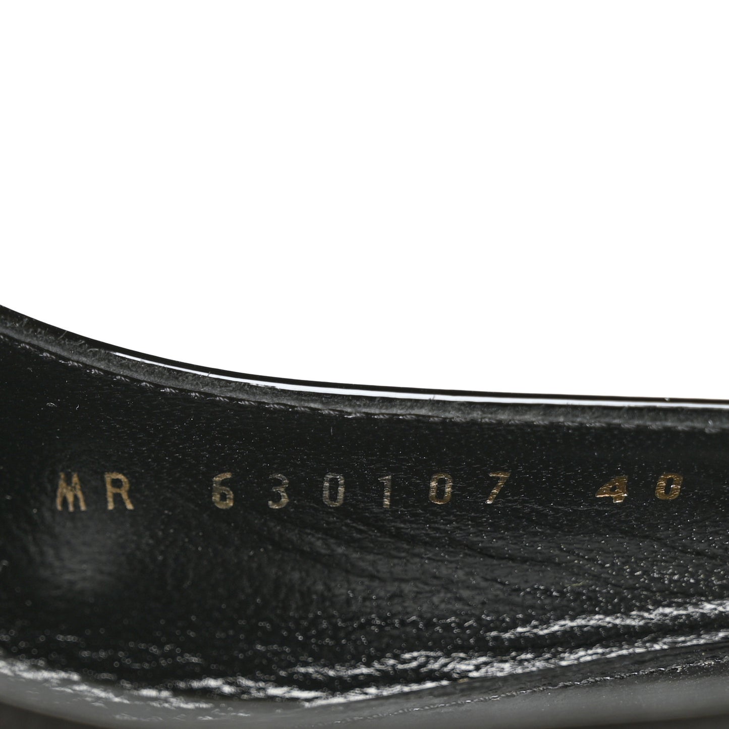 Patent Opyum 110 Slingback Pumps 40 Black Gold