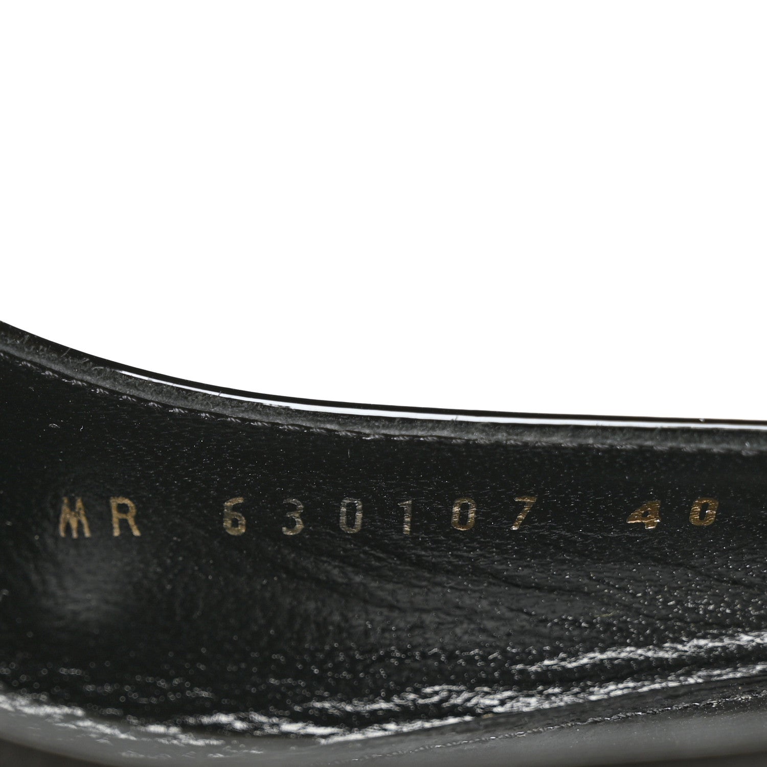 Saint Laurent Patent Opyum 110 Slingback Pumps 40 Black Gold 6 of 8