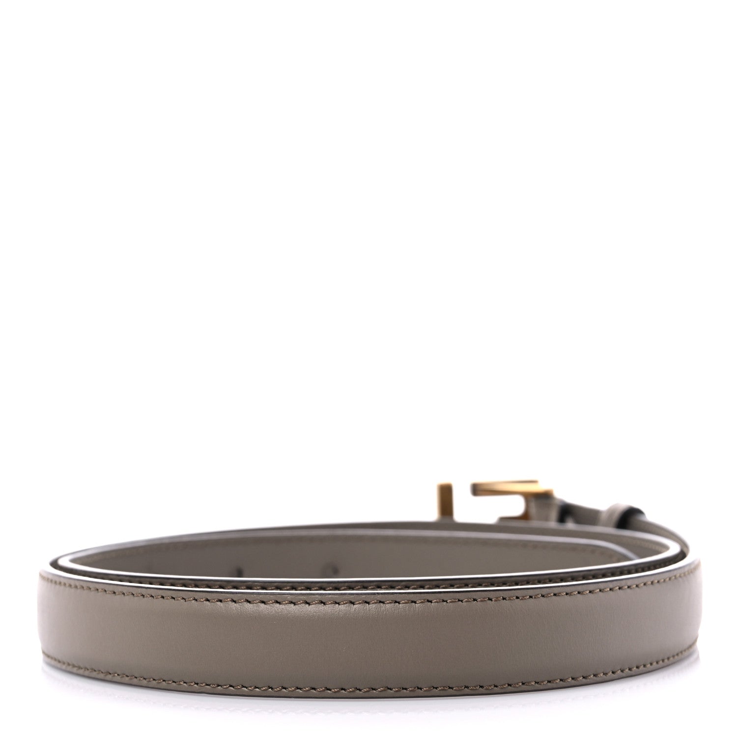 Fendi Vitello King FF 2CM Belt 90 36 Grey 2 of 6