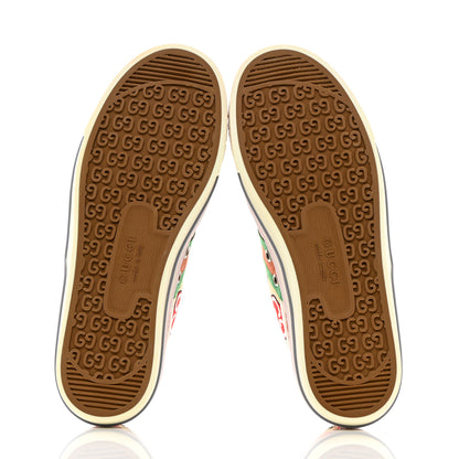 Gucci Canvas Web GG Apple Womens 1977 Tennis Sneakers 38.5 Ivory Red Mystic White New Shamarock 5 of 8