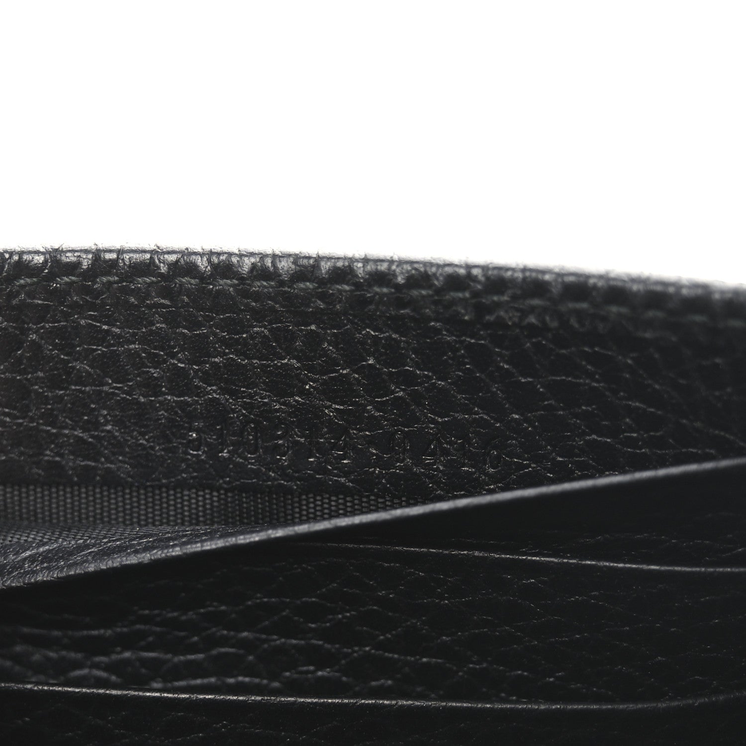 Gucci Dollar Calfskin Interlocking G Chain Wallet Black 7 of 11