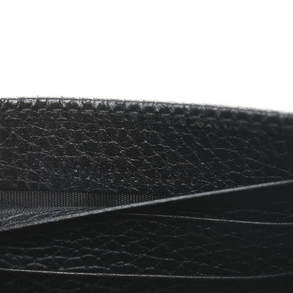 Gucci Dollar Calfskin Interlocking G Chain Wallet Black 7 of 11