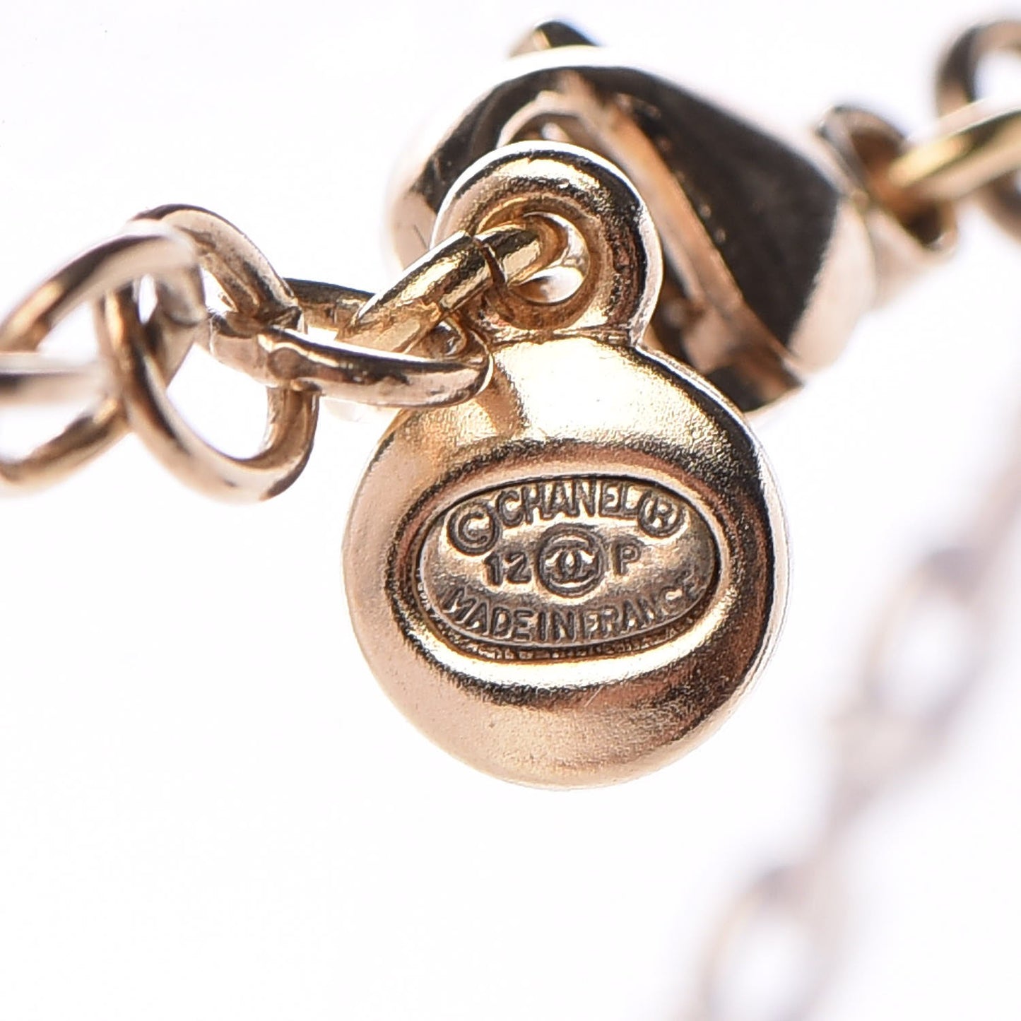 Crystal CC Multi Strand Necklace Gold