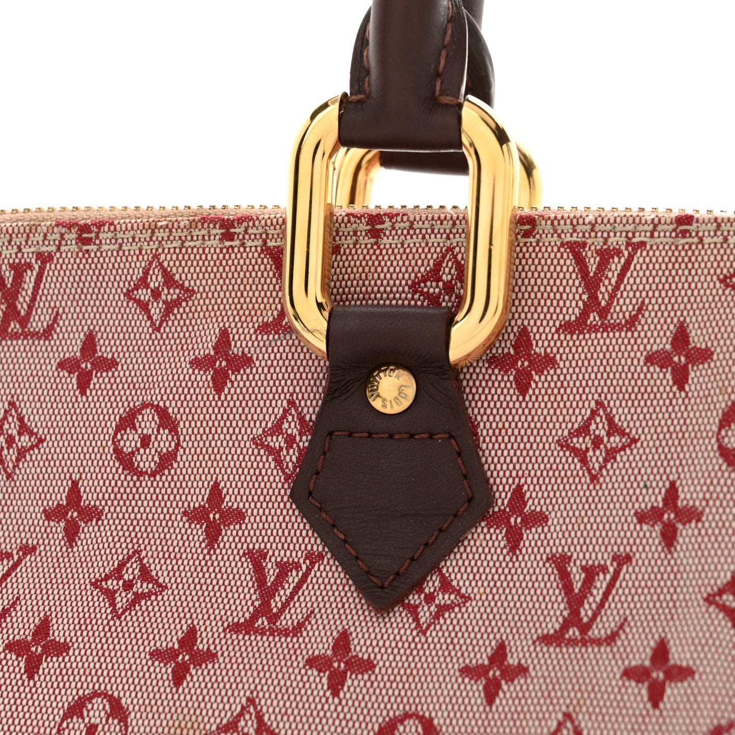 Mini Monogram Alma Long Cherry