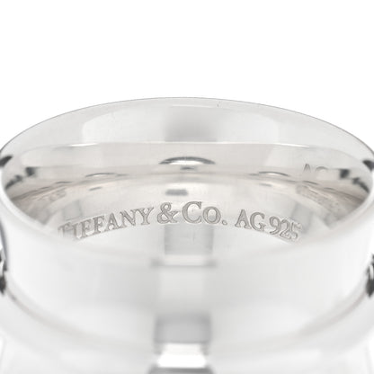 Tiffany Sterling Silver Wide 1837 Band Ring 49 4.75 4 of 5