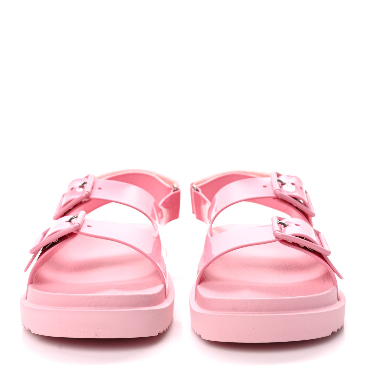 Gucci Rubber Mini Double G Womens Isla Dad Sandals 38 Wild Rose 2 of 8