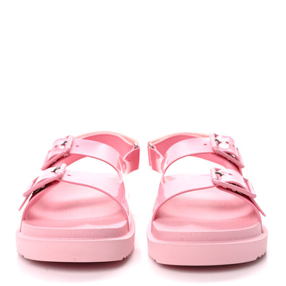 Gucci Rubber Mini Double G Womens Isla Dad Sandals 38 Wild Rose 2 of 8