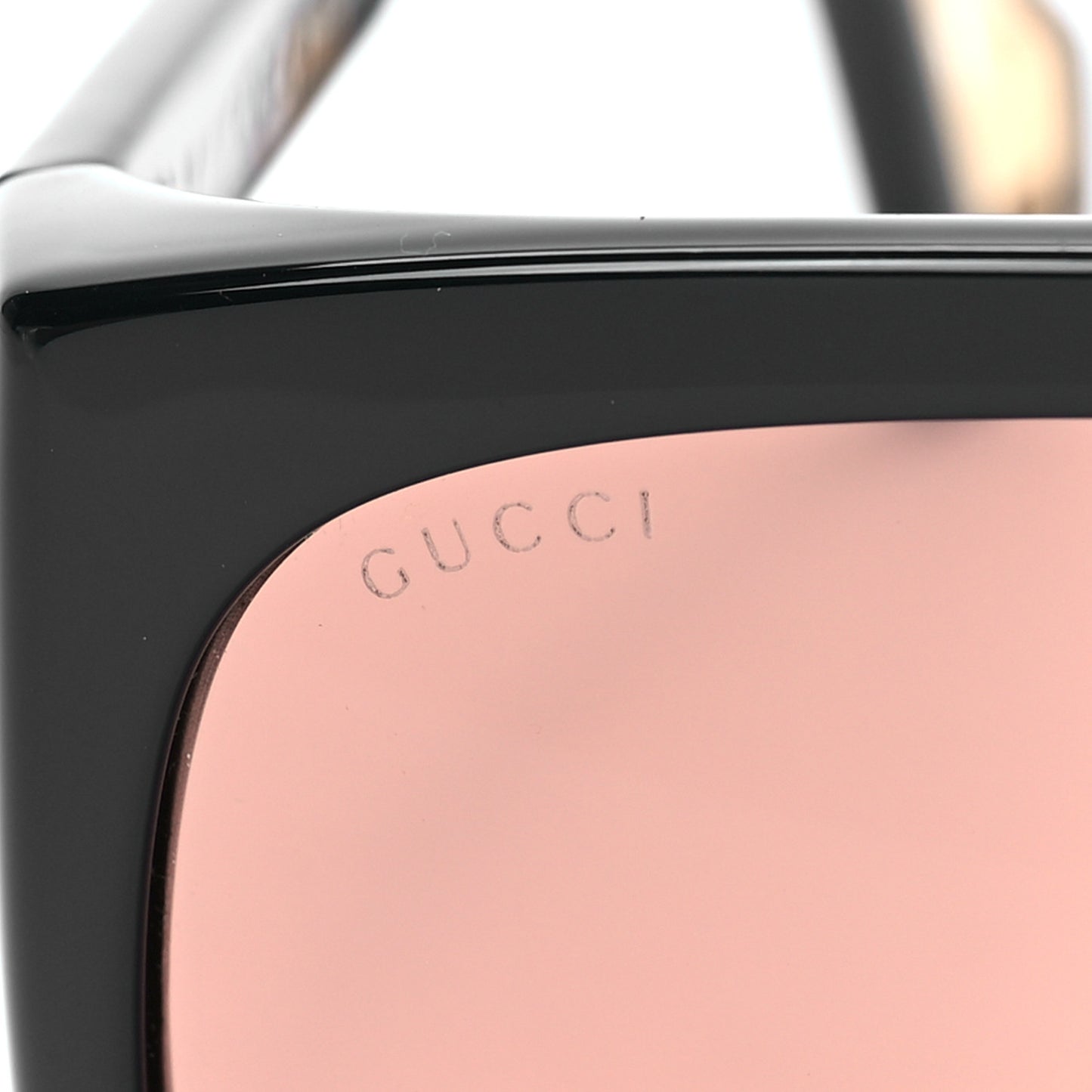 Acetate Shield Sunglasses GG0467S Black