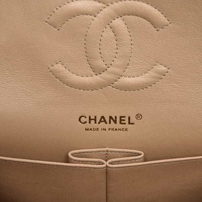 Chanel Caviar Quilted Medium Double Flap Beige Clair 6 of 7