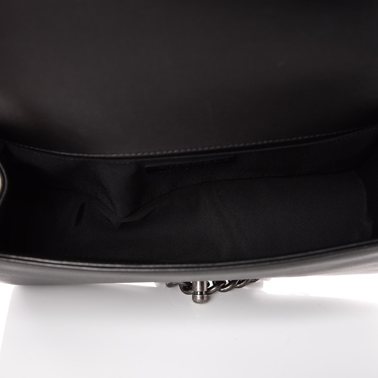 Chanel Lambskin Pleated Medium Boy Flap Black 5 of 8