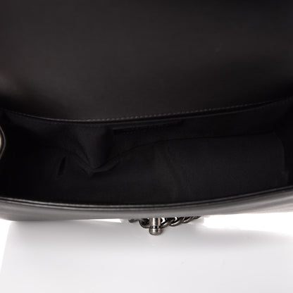 Chanel Lambskin Pleated Medium Boy Flap Black 5 of 8