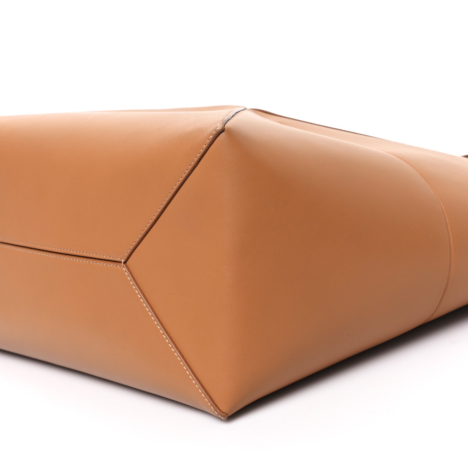 Loewe Shiny Calfskin Large Puzzle Fold Tote Warm Desert 9 of 11