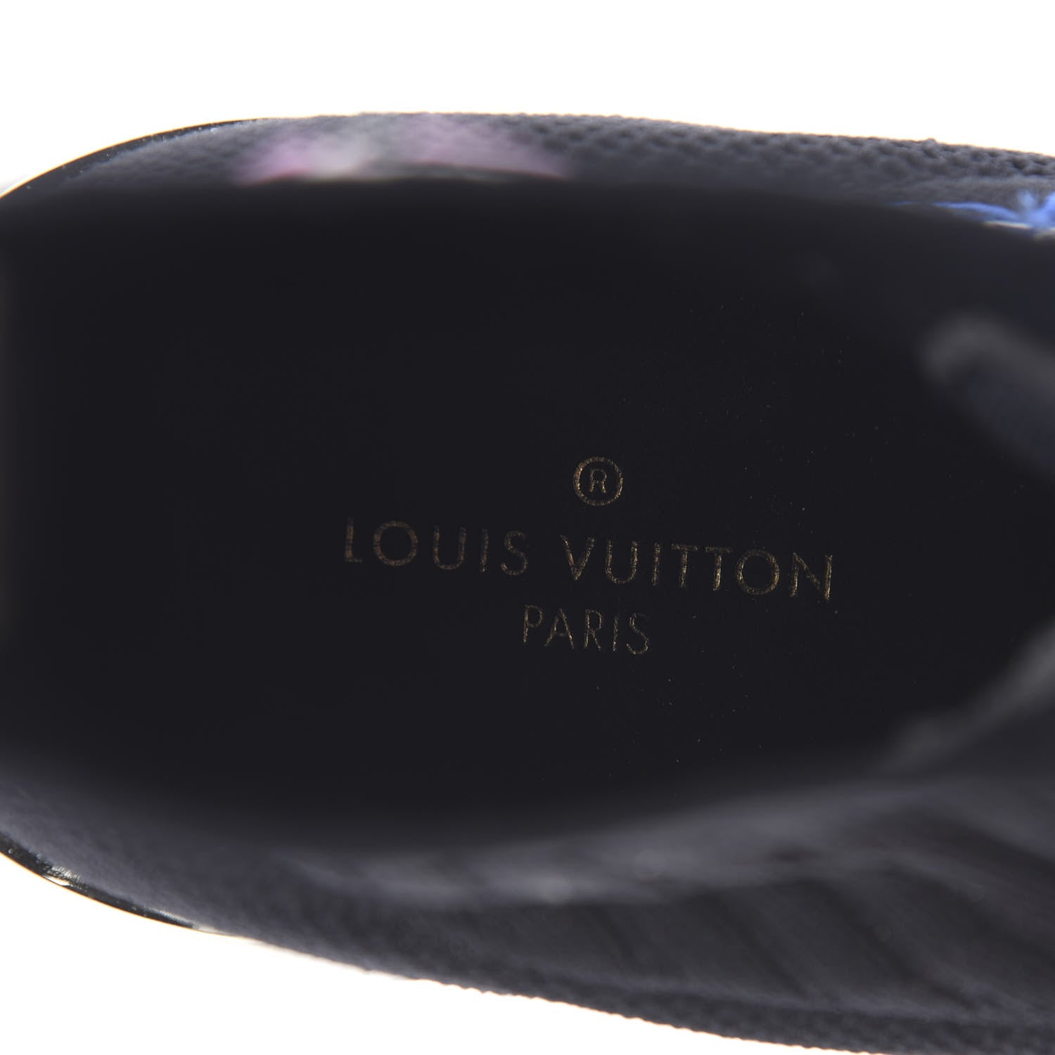 Louis Vuitton Stretch Fabric LV Black Heart Sock Sneaker 36 Black 8 of 8