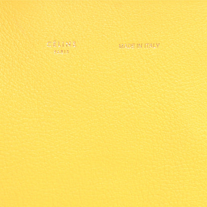 Celine Calfskin Medium Horizontal Cabas Phantom Sun Yellow 6 of 8