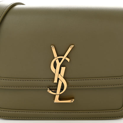 Saint Laurent Smooth Calfskin Small Solferino Satchel Vert Khaki 8 of 10