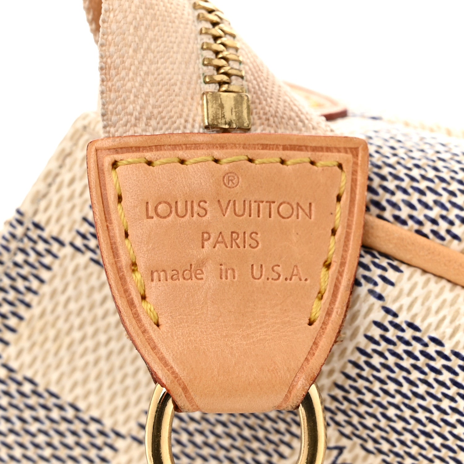 Louis Vuitton Damier Azur Eva Clutch 6 of 9