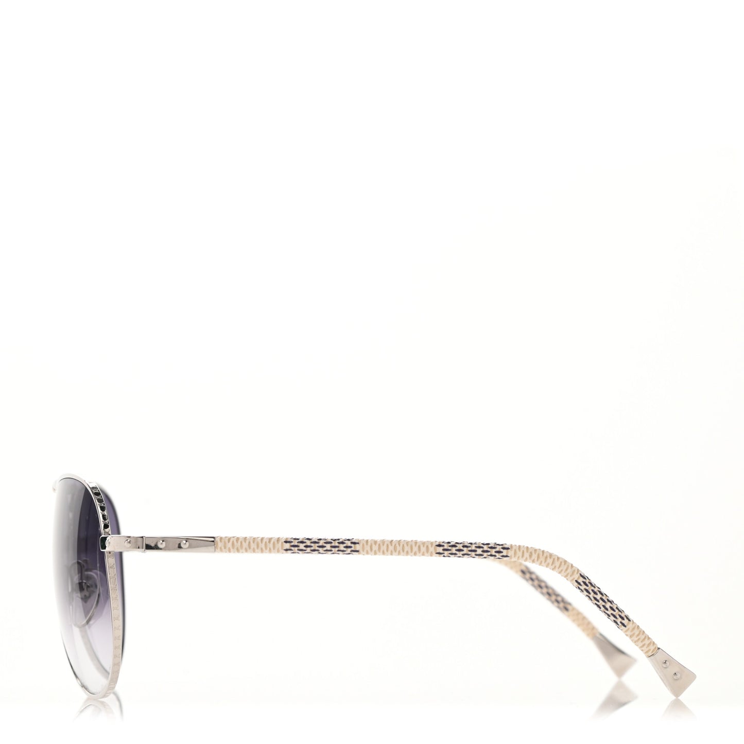 Damier Azur Conspiration Pilote Aviator Sunglasses Z0203U