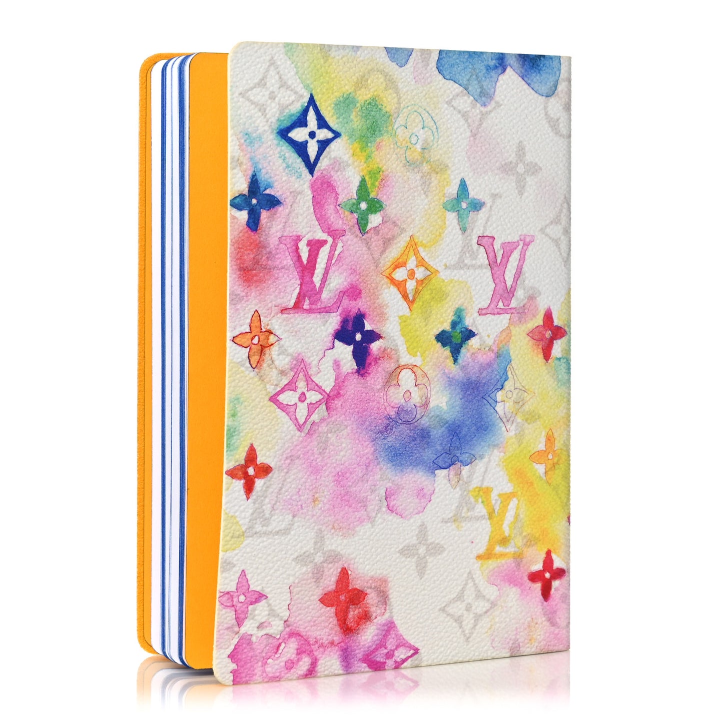 Monogram Watercolor Clemence Notebook Multicolor