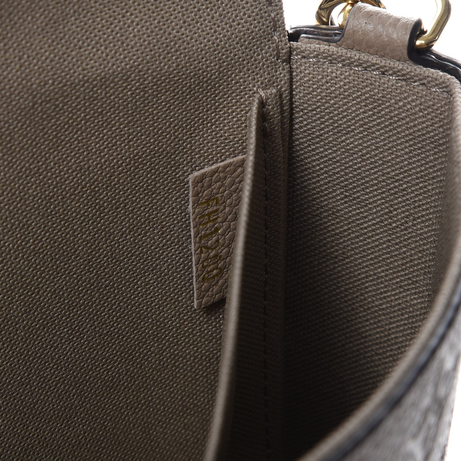 Louis Vuitton Empreinte Pochette Felicie Chain Wallet Tourterelle 9 of 11