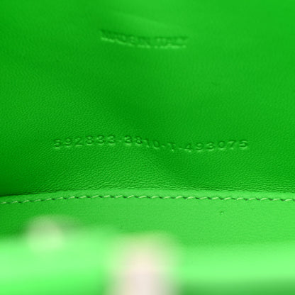 Balenciaga Shiny Calfskin Crocodile Embossed Hourglass Top Handle Bag XS Fluo Green 8 of 11