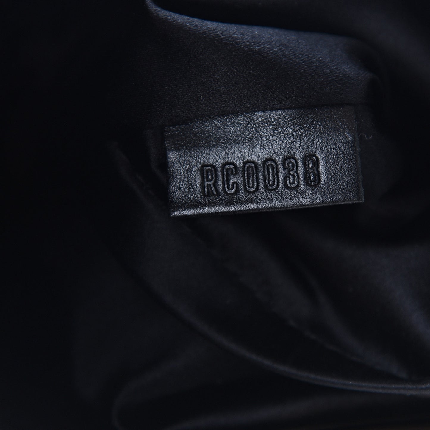 Suede Monogram Motard Afterdark Clutch Black