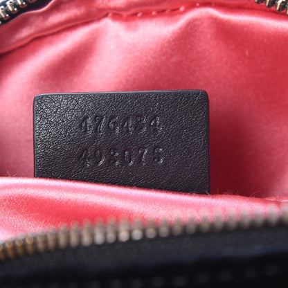 Gucci Velvet Matelasse GG Marmont Belt Bag 75 30 Black 9 of 9