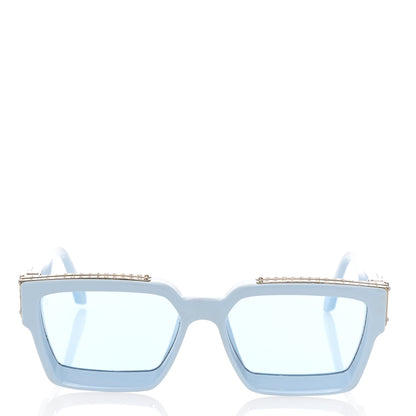 Louis Vuitton Acetate 1.1 Millionaires Sunglasses Z1327E Pale Blue 3 of 8