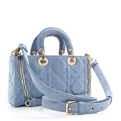 Christian Dior Denim Macrocannage Lady D-Joy Blue 3 of 8